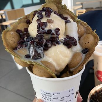 Meet Fresh - Matcha deluxe waffle! - Desserts Near Me - Monterey Park, California Meet Fresh - Matcha deluxe waffle! - Desserts Near Me - Monterey Park, California