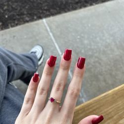 Sky Nails - Left hand.
