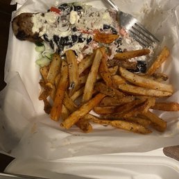 Fries and Lamb Koobideh