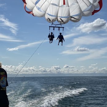 Parasail Adventures - View from the boat - Parasailing Near Me - Mississauga, Ontario Parasail Adventures - View from the boat - Parasailing Near Me - Mississauga, Ontario