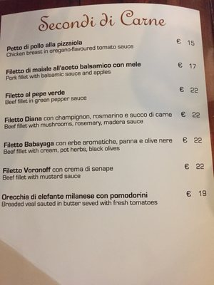 Menu photo 5 Baba Yaga Bellagio, CO