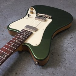 Healy Guitars - Healy Healer with Firebird pickups, acrylic pickguard and wraparound bridge.