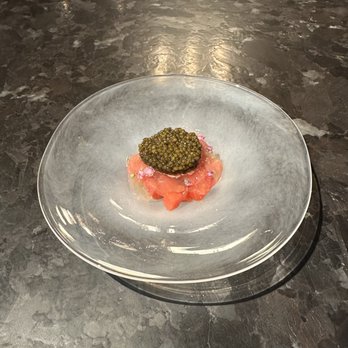 Atomix - Tuna with caviar - IG @bougiefoodieboi - Korean Near Me - New York, New York