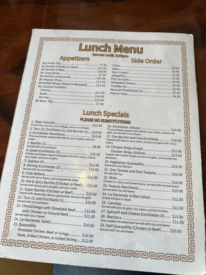 Menu photo 5 La Hacienda III Palatka, FL Menu photo 5 La Hacienda III Palatka, FL