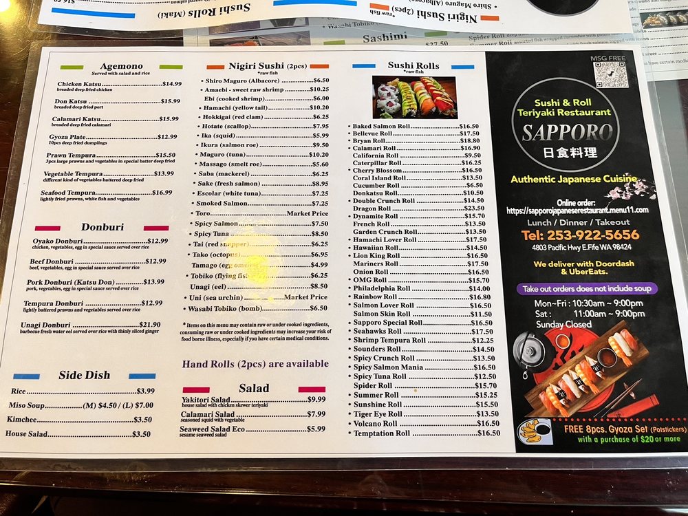 Sapporo Sushi & Roll