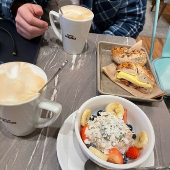 Caffe Nero - Bagel Sandwich Coconut Chia Overnight Oats Cappuccino Grande (16oz) - Cafes Near Me - West Hartford, Connecticut Caffe Nero - Bagel Sandwich Coconut Chia Overnight Oats Cappuccino Grande (16oz) - Cafes Near Me - West Hartford, Connecticut