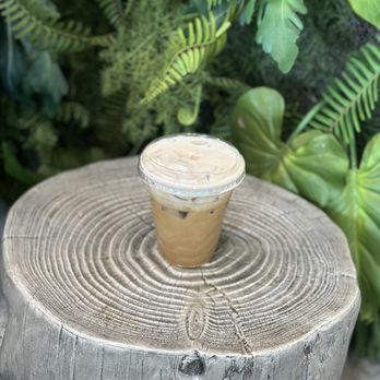 Wrigley Coffee - Iced pistachio latte with their in house cold foam, and of course...oat milk. - Coffee & Tea Near Me - Long Beach, California Wrigley Coffee - Iced pistachio latte with their in house cold foam, and of course...oat milk. - Coffee & Tea Near Me - Long Beach, California
