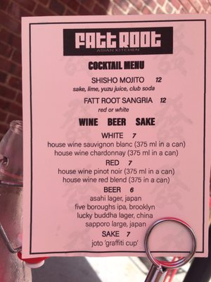 Menu photo 4 Fatt Root Pleasantville, NY
