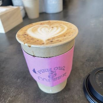 Pink Owl Coffee - Honey Cinnamon Latte - Coffee & Tea Near Me - San Rafael, California Pink Owl Coffee - Honey Cinnamon Latte - Coffee & Tea Near Me - San Rafael, California