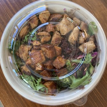 Roots Natural Kitchen - Custom Bowl with Grilled Chicken & BBQ Tofu - New American Near Me - Richmond, Virginia Roots Natural Kitchen - Custom Bowl with Grilled Chicken & BBQ Tofu - New American Near Me - Richmond, Virginia