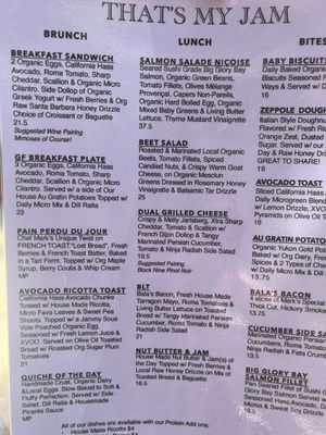 Menu photo 2 That's My Jam San Francisco, CA Menu photo 2 That's My Jam San Francisco, CA