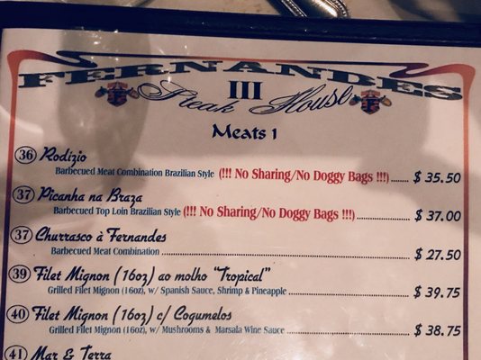 Menu photo 3 Fernandes Steakhouse lll South Amboy, NJ Menu photo 3 Fernandes Steakhouse lll South Amboy, NJ