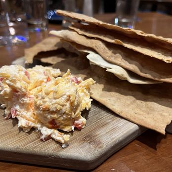 Hook & Barrel - Pimento cheese with lavash bread - Seafood Near Me - Myrtle Beach, South Carolina