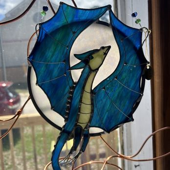 All About Art - Stained Glass Dragon - Art Galleries Near Me - Belleview, Florida All About Art - Stained Glass Dragon - Art Galleries Near Me - Belleview, Florida