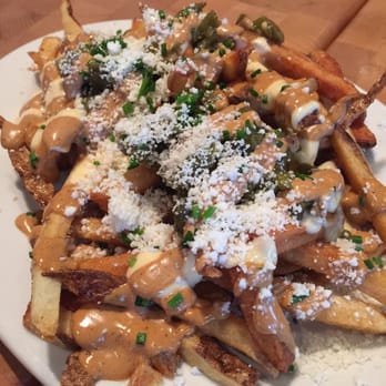 Zinburger - Green chili fries. Get it! Sooo good - Burgers Near Me - Phoenix, Arizona
