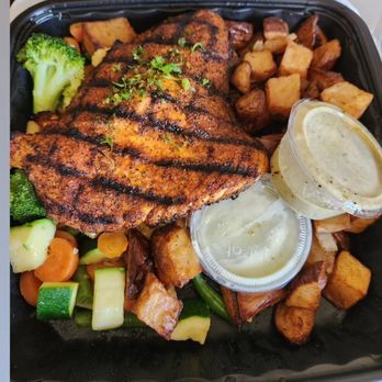Dr Grubb's - Blackened Salmon - American Near Me - Claremont, California Dr Grubb's - Blackened Salmon - American Near Me - Claremont, California