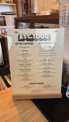 Menu photo 1 Established Today Los Angeles, CA