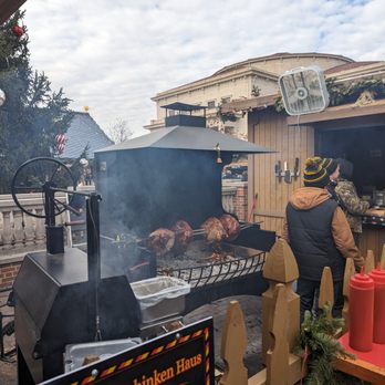 Carmel Christkindlmarkt - Hams roasting over a fire - Skating Rinks Near Me - Carmel, Indiana Carmel Christkindlmarkt - Hams roasting over a fire - Skating Rinks Near Me - Carmel, Indiana