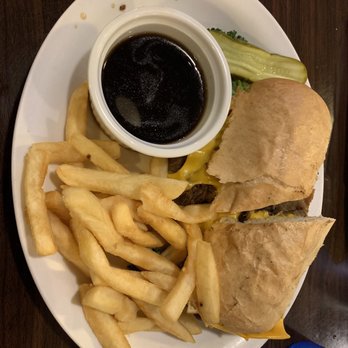 Clawson's Wheelhouse - French dip and fries - American Near Me - Florence, Oregon