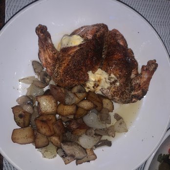 Grille 620 - Stuffed Chicken with 4 cheese and potatoes  Sooo good - Seafood Near Me - Ellicott City, Maryland