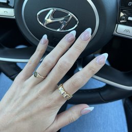 Acrylic french mani by Jack! Acrylic french mani by Jack!