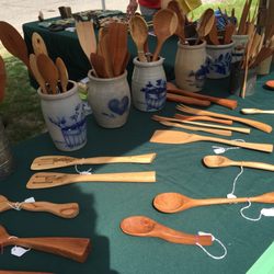 Handcrafted wooden spoons