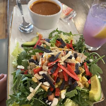 First Watch - Cob salad 1/2 Salad & Tomato Basil Soup - Cafes Near Me - Scottsdale, Arizona First Watch - Cob salad 1/2 Salad & Tomato Basil Soup - Cafes Near Me - Scottsdale, Arizona
