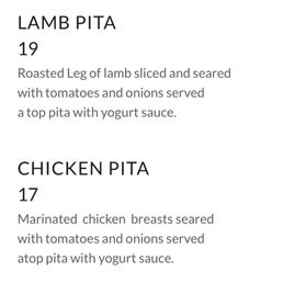 Menu Menu
