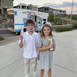 Mesa Park - Ice Cream truck stopped by