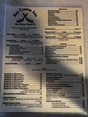Menu photo 3 Key Colony Inn Key Colony Beach, FL Menu photo 3 Key Colony Inn Key Colony Beach, FL