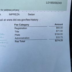 Lacey Auto Licensing