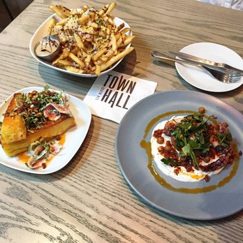Town Hall - Octopus, duck fat cornbread, loaded fries - New American Near Me - Jacksonville, Florida Town Hall - Octopus, duck fat cornbread, loaded fries - New American Near Me - Jacksonville, Florida