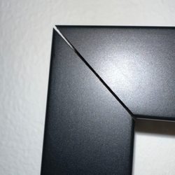 Lake City Picture Framing - Gap in original frame.
