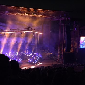 Red Rocks Amphitheatre - Bon Iver putting on a SHOW - Music Venues Near Me - Morrison, Colorado