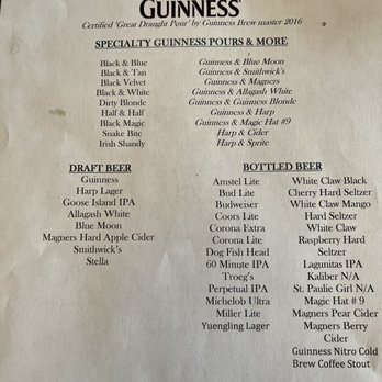 The Dubliner on the Delaware - Beer menu - Irish Near Me - New Hope, Pennsylvania The Dubliner on the Delaware - Beer menu - Irish Near Me - New Hope, Pennsylvania
