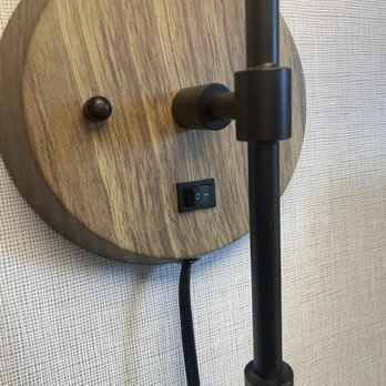 Arcadian Hotel - Close up of bedside light also used for main light - Venues & Event Spaces Near Me - Brookline, Massachusetts