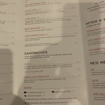 Amaya - Menu - New American Near Me - Santa Fe, New Mexico Amaya - Menu - New American Near Me - Santa Fe, New Mexico