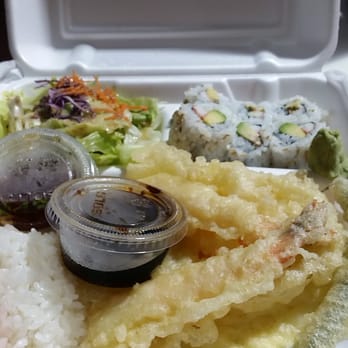 Moby Dick Sushi - Shrimp tempura bento box - Japanese Near Me - Wheaton, Maryland