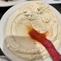 Cedar Grille - The creamiest and most delicious hummus we have ever had!