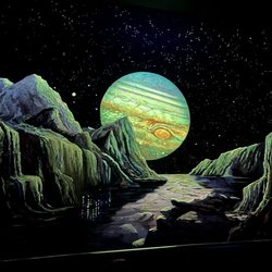 Abrams Planetarium - Black light gallery
