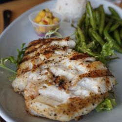 Off The Hook at Inlet Harbor - Fresh Fish of The Day* Grilled Grouper