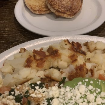 RJ's Cafe - Feta egg white scramble with english muffins - Breakfast & Brunch Near Me - Dana Point, California RJ's Cafe - Feta egg white scramble with english muffins - Breakfast & Brunch Near Me - Dana Point, California