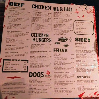 MEATliquor Queensway - Menu - Barbeque Near Me - London, XGL