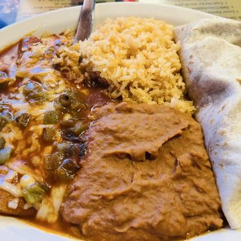 New Mecca Cafe - Enchilada Rancheras, bean & cheese burrito, beans & rice. - Mexican Near Me - Pittsburg, California New Mecca Cafe - Enchilada Rancheras, bean & cheese burrito, beans & rice. - Mexican Near Me - Pittsburg, California