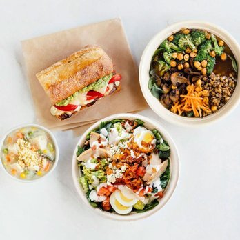 Zoup! Eatery - a bowl of salad and a sandwich - Salad Near Me - Chicago, Illinois