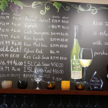 Jones of Washington - $5 tasting fee waived with any bottle purchase. - Wine Tasting Room Near Me - Wenatchee, Washington