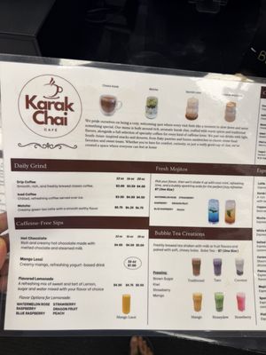 Menu photo 2 KarakChai Cafe Middleburg Heights, OH