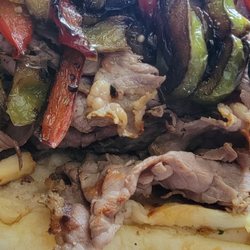 Tino's Carry Out - Italian beef w sweet peppers.