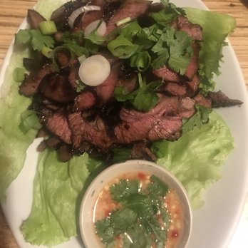 Zabb Elee - Yessss please cow tongue rare and cooked perfectly - Laotian Near Me - Lowell, Massachusetts