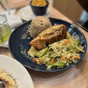 Konoko Restaurant - Crab stuffed salmon , rice and peas , the BEST cabbage - Caribbean Near Me - White Marsh, Maryland Konoko Restaurant - Crab stuffed salmon , rice and peas , the BEST cabbage - Caribbean Near Me - White Marsh, Maryland